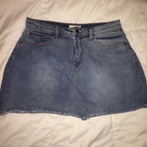 Women’s denim mini skirt